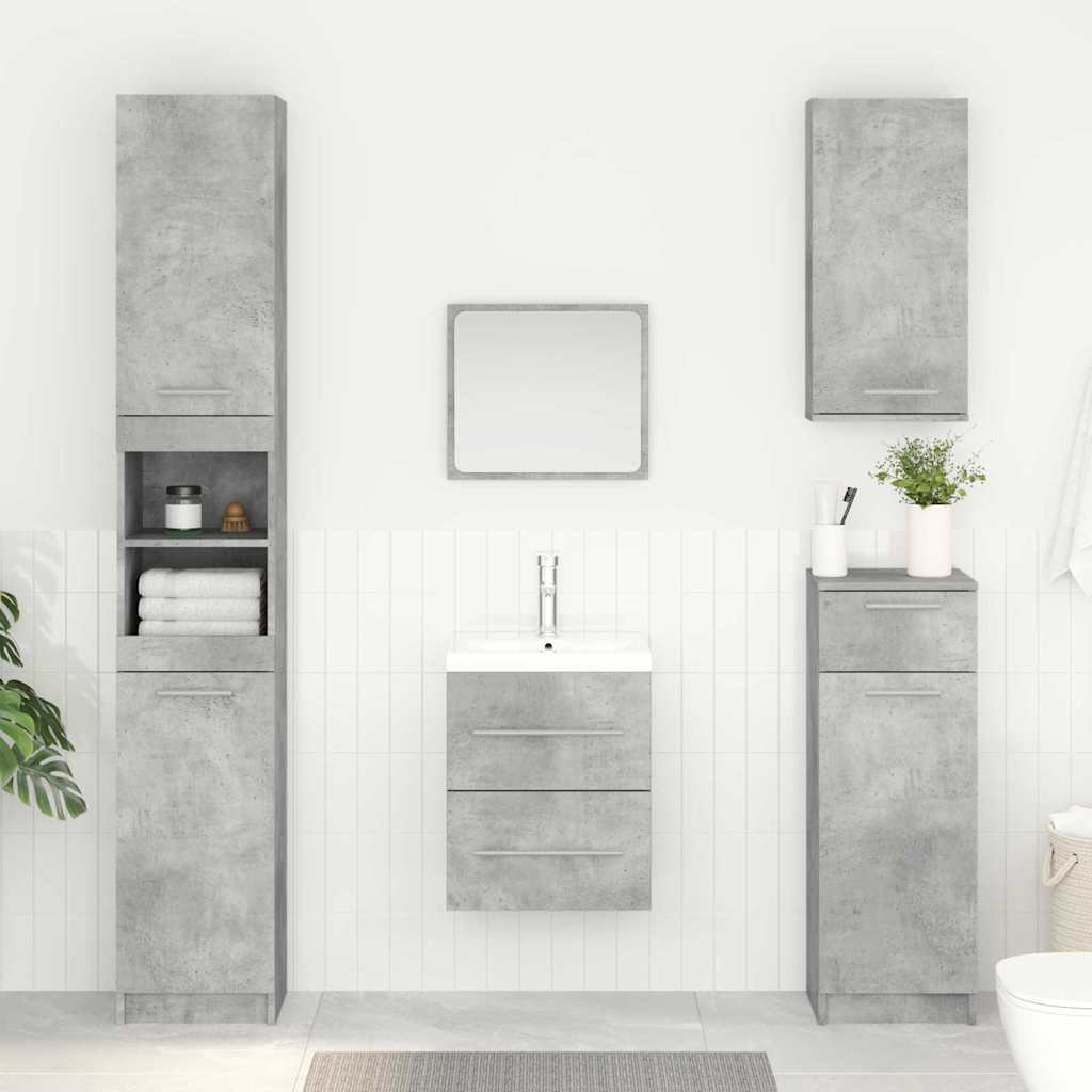 Sink cabinet Concrete Grey 38.5 x 41 x 48 cm Engineered Wood