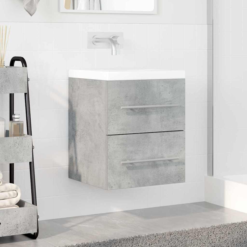 Sink cabinet Concrete Grey 38.5 x 41 x 48 cm Engineered Wood