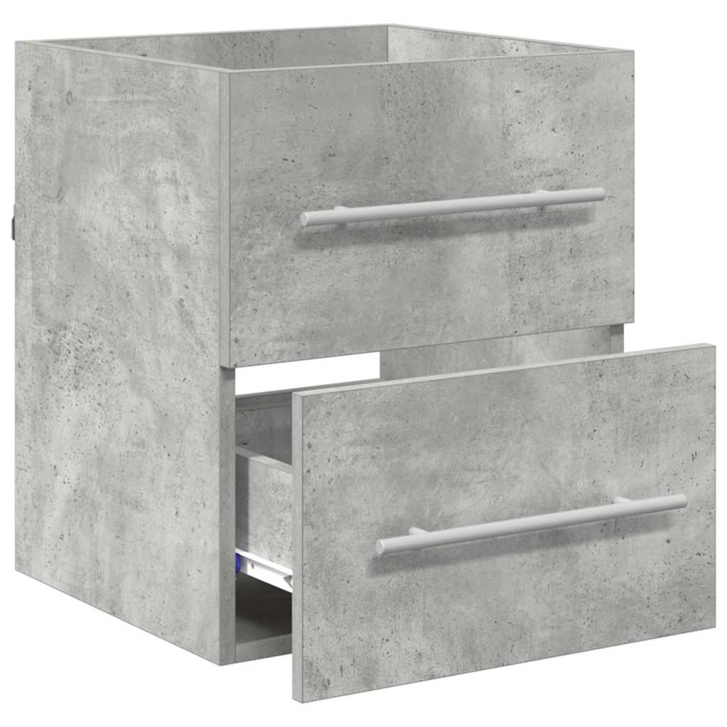 Sink cabinet Concrete Grey 38.5 x 41 x 48 cm Engineered Wood