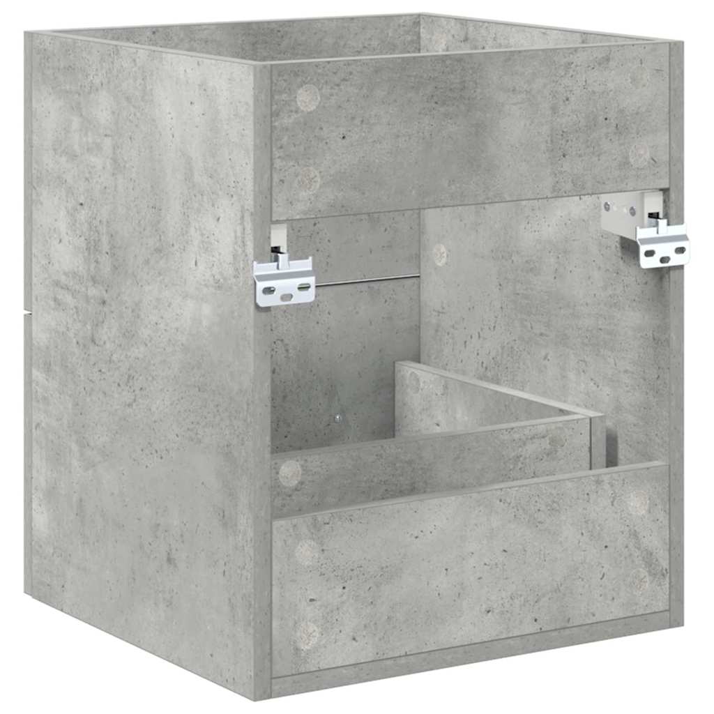 Sink cabinet Concrete Grey 38.5 x 41 x 48 cm Engineered Wood