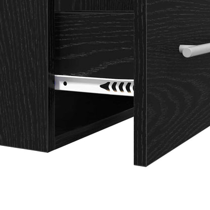 Sink cabinet Black Oak 38.5 x 41 x 48 cm Engineered Wood
