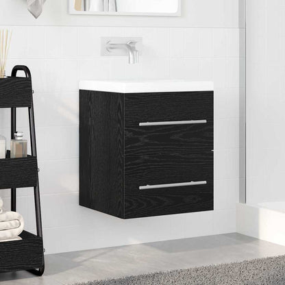 Sink cabinet Black Oak 38.5 x 41 x 48 cm Engineered Wood
