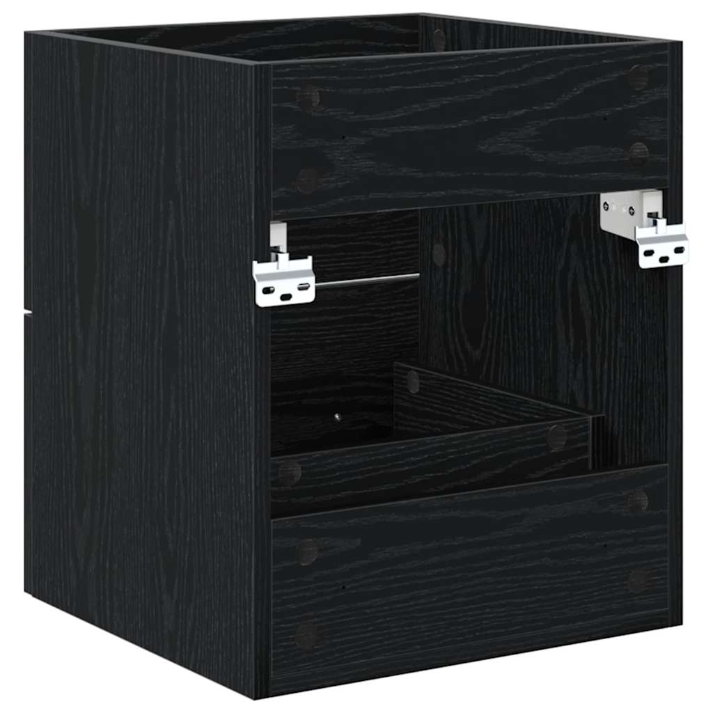 Sink cabinet Black Oak 38.5 x 41 x 48 cm Engineered Wood
