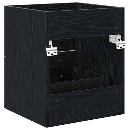 Sink cabinet Black Oak 38.5 x 41 x 48 cm Engineered Wood