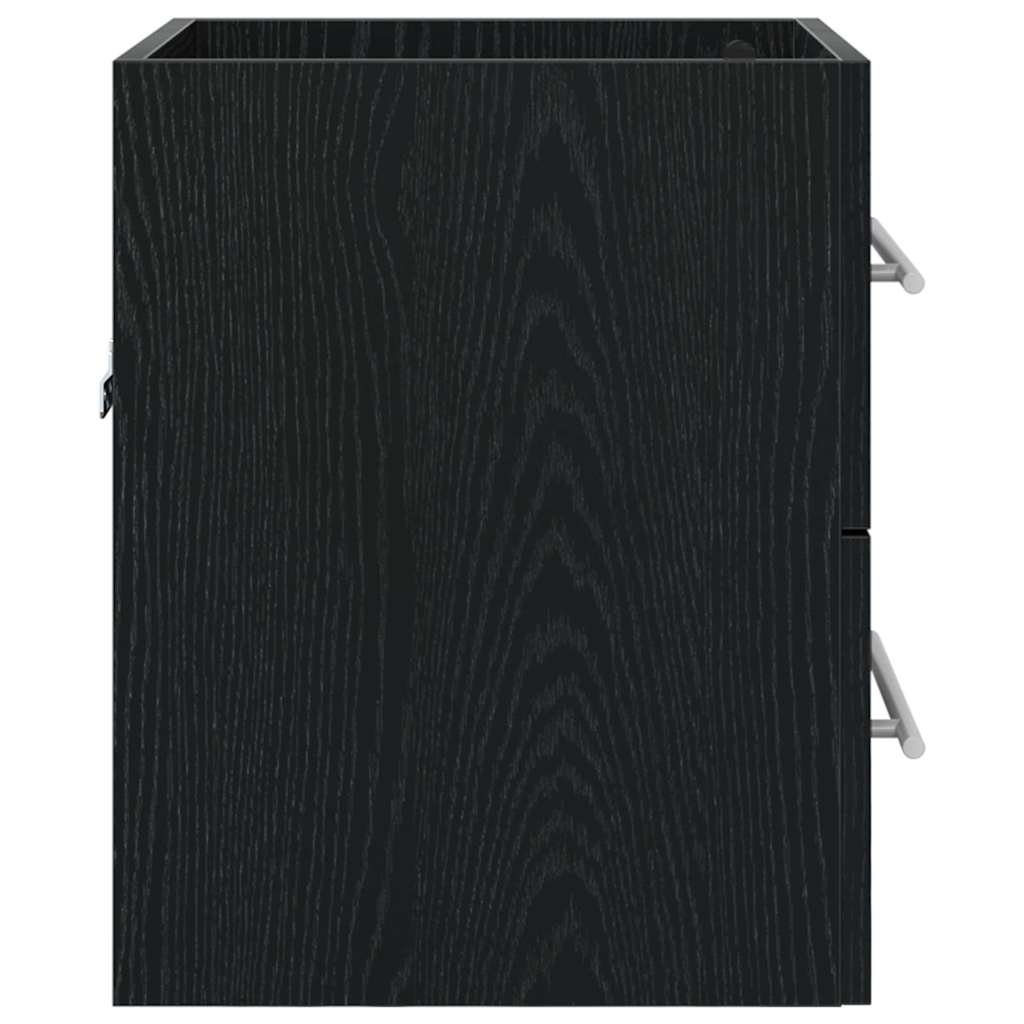 Sink cabinet Black Oak 38.5 x 41 x 48 cm Engineered Wood