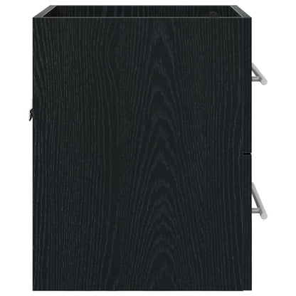 Sink cabinet Black Oak 38.5 x 41 x 48 cm Engineered Wood