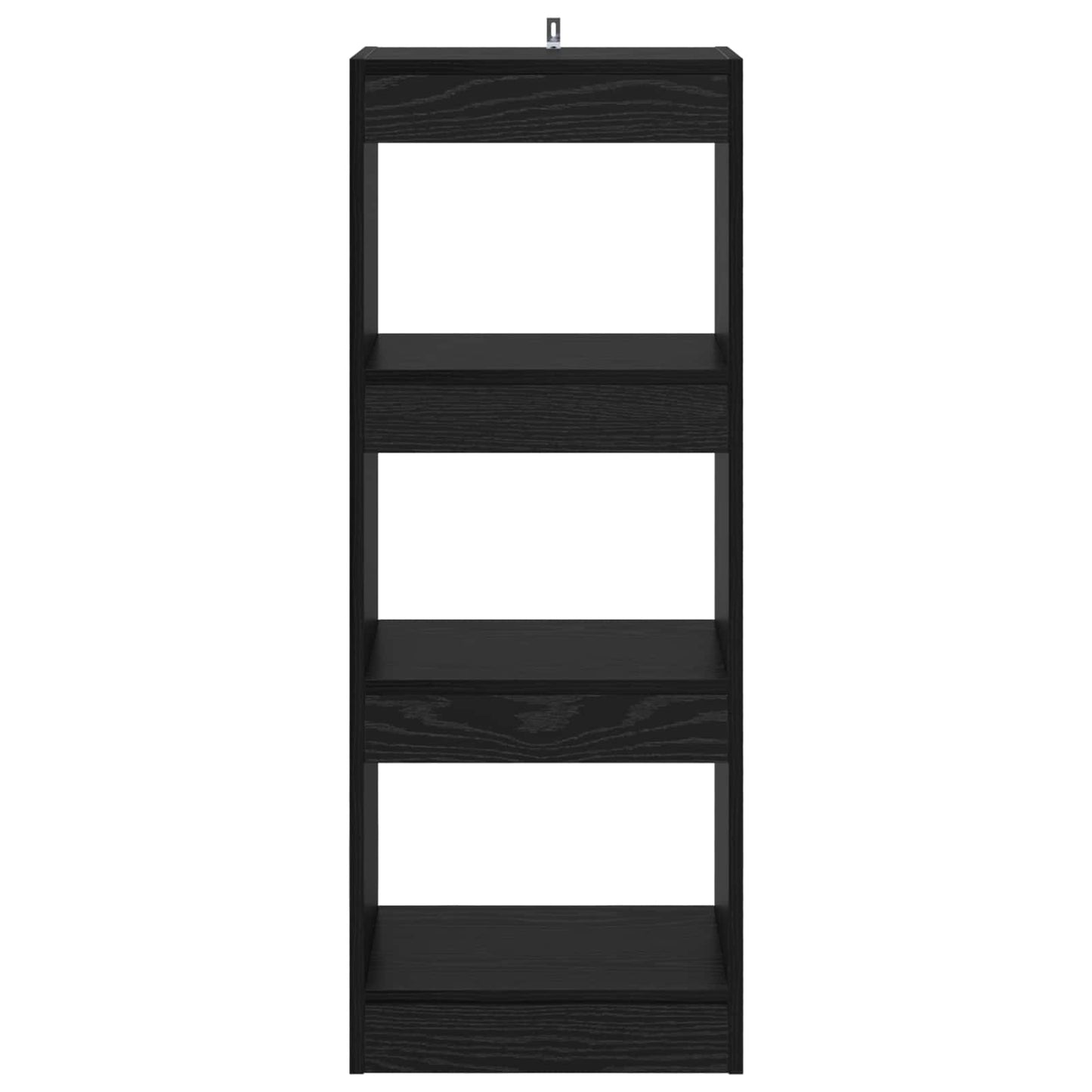 Book Cabinet 3-Tier 37 x 30 x 103 cm Engineered Wood Black oak