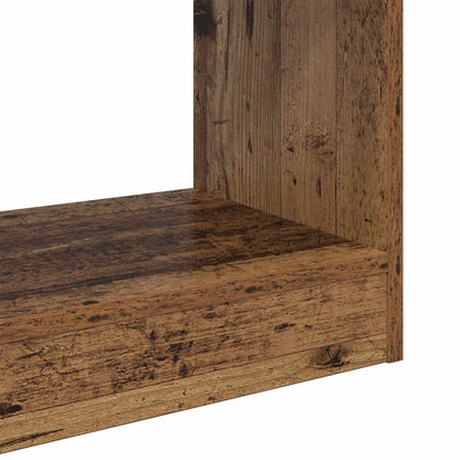 Book Cabinet 2-Tier 60 x 30 x 72 cm Engineered Wood Old Wood