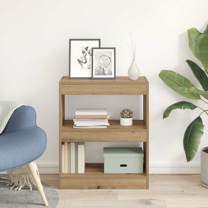 Book Cabinet Artisan Oak 60 x 30 x 72 cm Engineered Wood