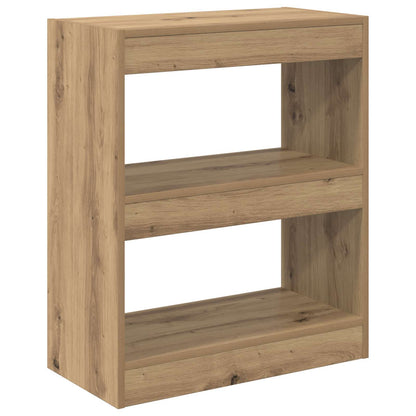 Book Cabinet Artisan Oak 60 x 30 x 72 cm Engineered Wood