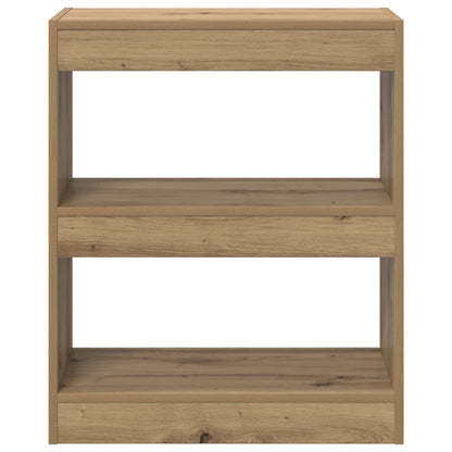 Book Cabinet Artisan Oak 60 x 30 x 72 cm Engineered Wood