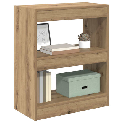 Book Cabinet Artisan Oak 60 x 30 x 72 cm Engineered Wood