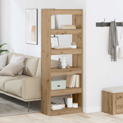 Book Cabinet 5-Tier 60 x 30 x 166 cm Engineered Wood