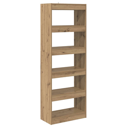 Book Cabinet 5-Tier 60 x 30 x 166 cm Engineered Wood