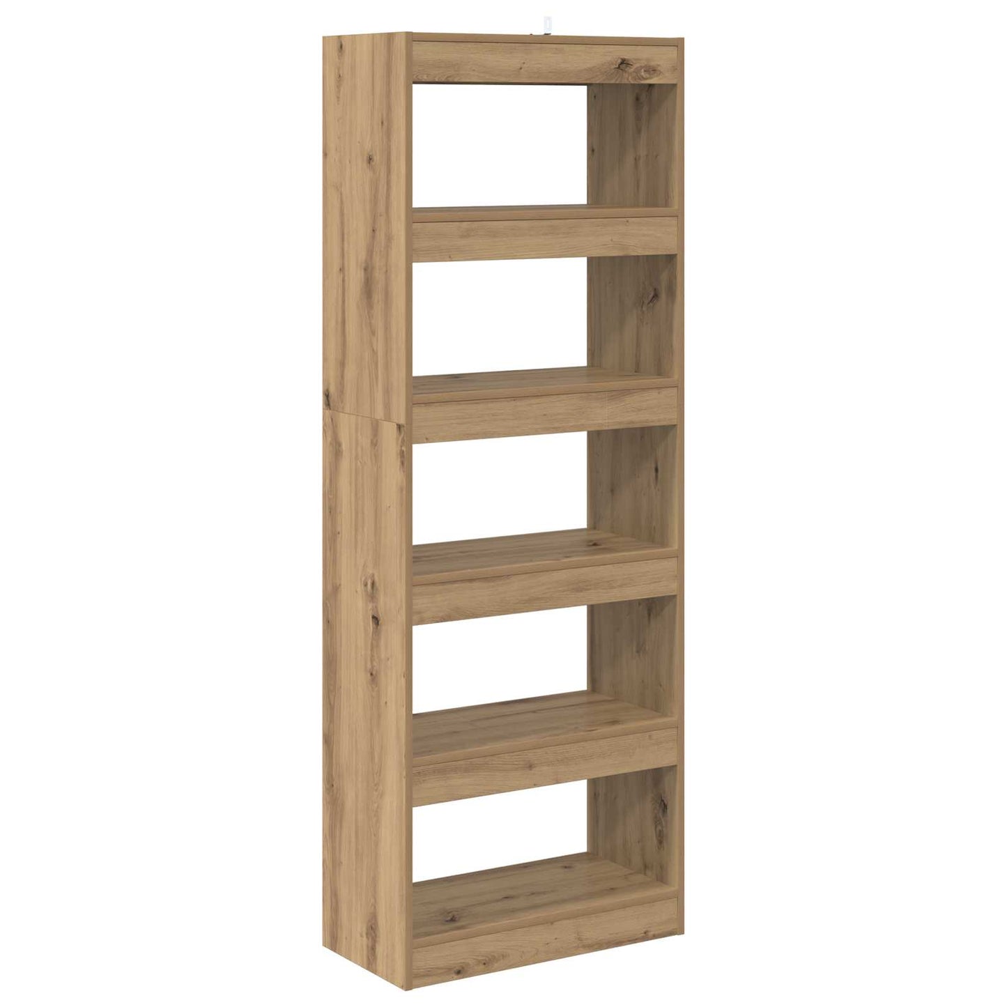 Book Cabinet 5-Tier 60 x 30 x 166 cm Engineered Wood
