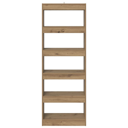 Book Cabinet 5-Tier 60 x 30 x 166 cm Engineered Wood