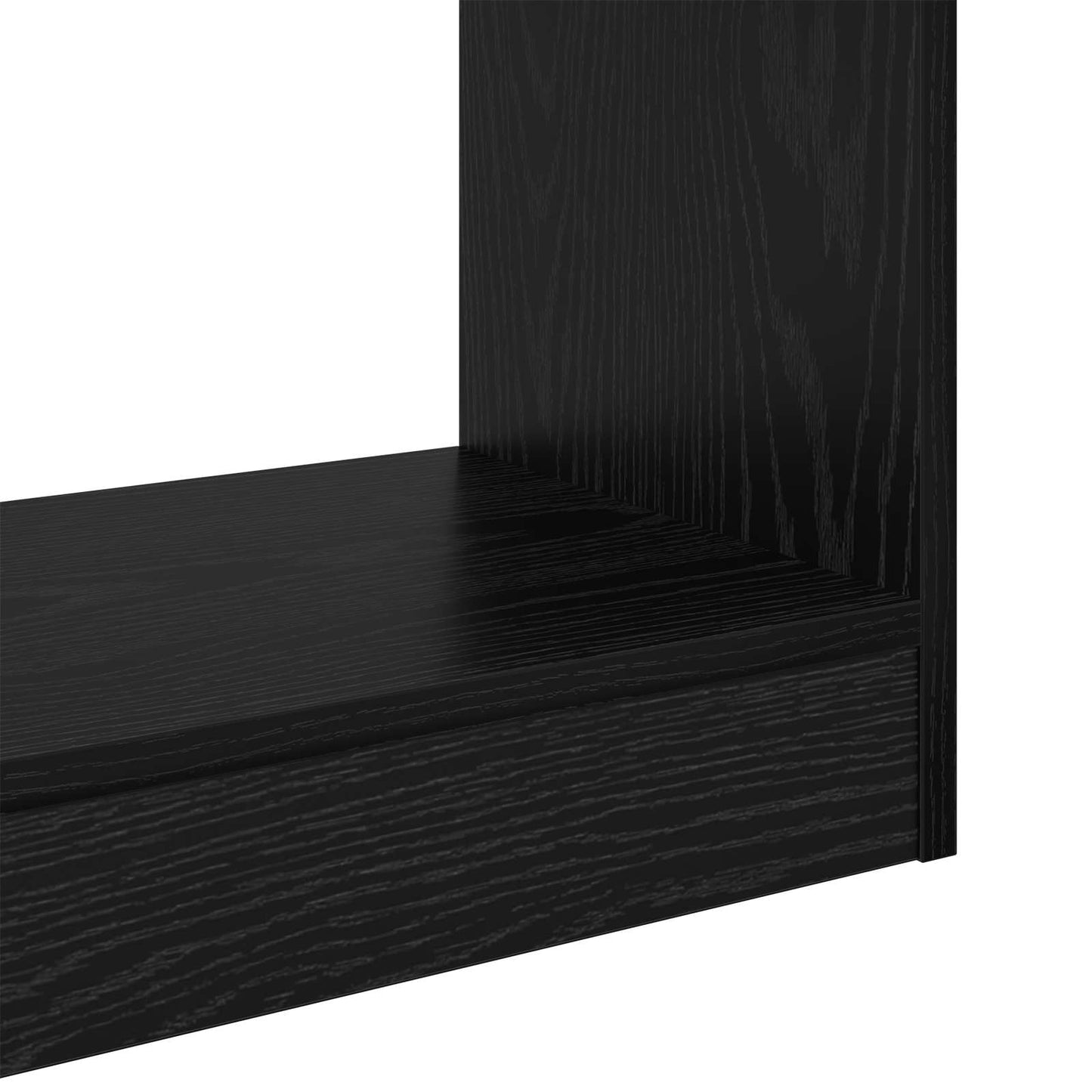 Book Cabinet Black oak 60 x 30 x 166 cm Engineered wood