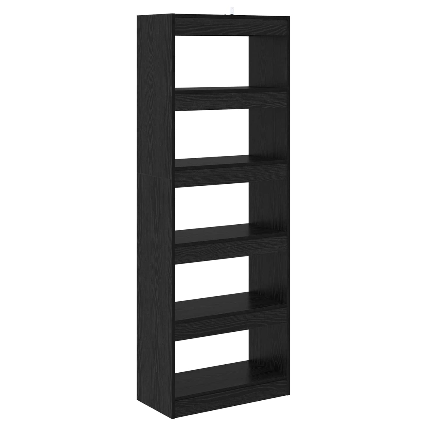 Book Cabinet Black oak 60 x 30 x 166 cm Engineered wood