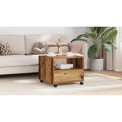 Coffee Table Old Wood 55 x 55 x 45cm Engineered Wood