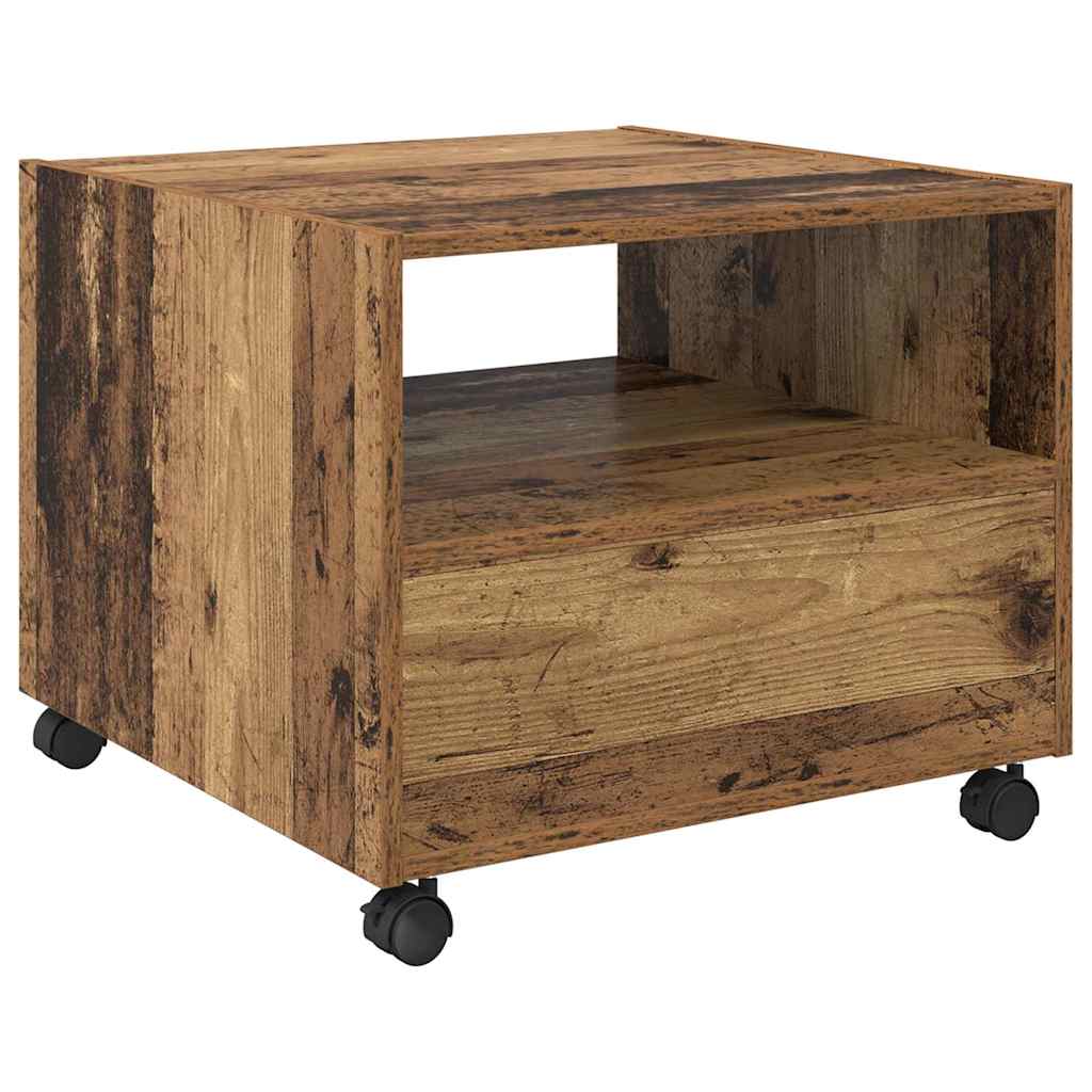 Coffee Table Old Wood 55 x 55 x 45cm Engineered Wood