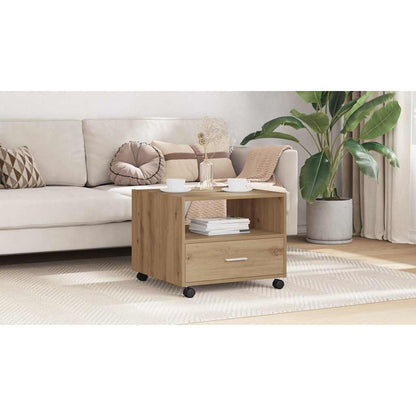 Coffee Table Artisan Oak 55 x 55 x 45cm Engineered Wood