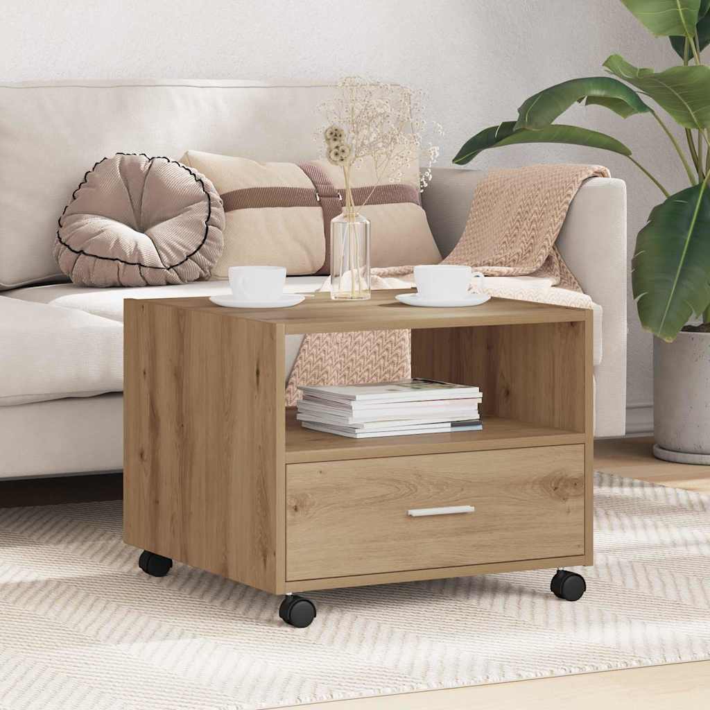 Coffee Table Artisan Oak 55 x 55 x 45cm Engineered Wood