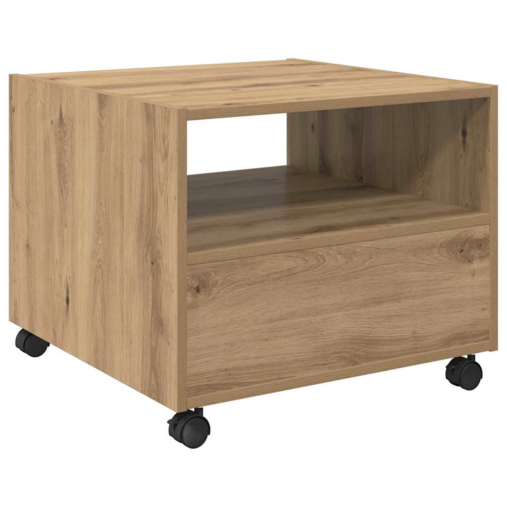 Coffee Table Artisan Oak 55 x 55 x 45cm Engineered Wood
