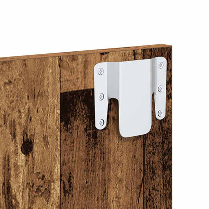 Wall-mounted Bedside Cabinet 2 pcs Old Wood 48.5 x 32.5 x 80 cm