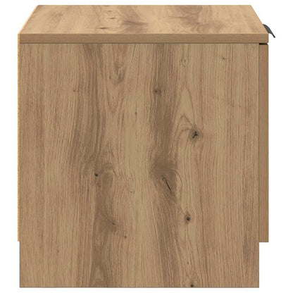 Bed Cabinet 2 pcs Artisan Oak 40 x 39 x 40cm Engineered Wood