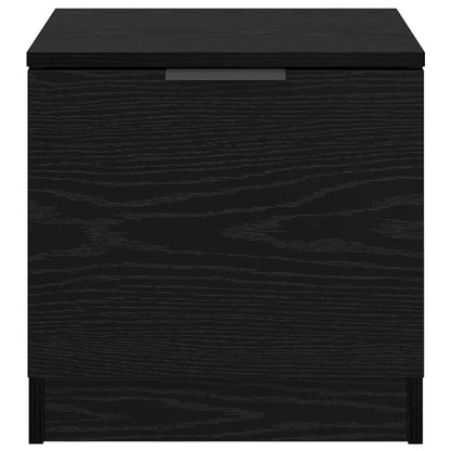 Bed Cabinet 2 pcs Black Oak 40 x 39 x 40cm Engineered Wood