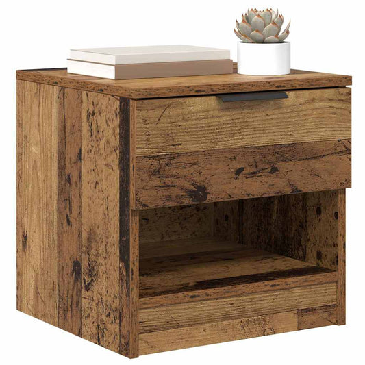 Bed Cabinet 2 pcs Old Wood 40 x 39 x 40cm Engineered Wood