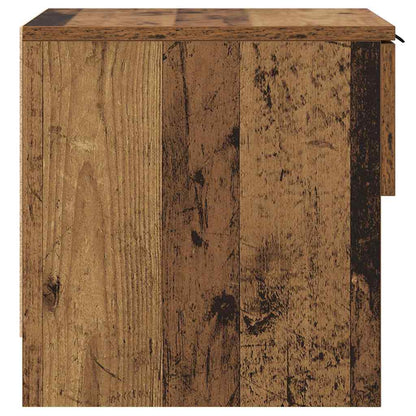 Bed Cabinet 2 pcs Old Wood 40 x 39 x 40cm Engineered Wood