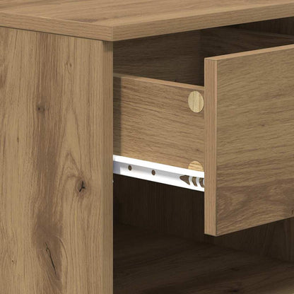Bed Cabinet 2 pcs Artisan Oak 40 x 39 x 40cm Engineered Wood
