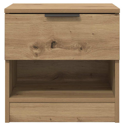 Bed Cabinet 2 pcs Artisan Oak 40 x 39 x 40cm Engineered Wood