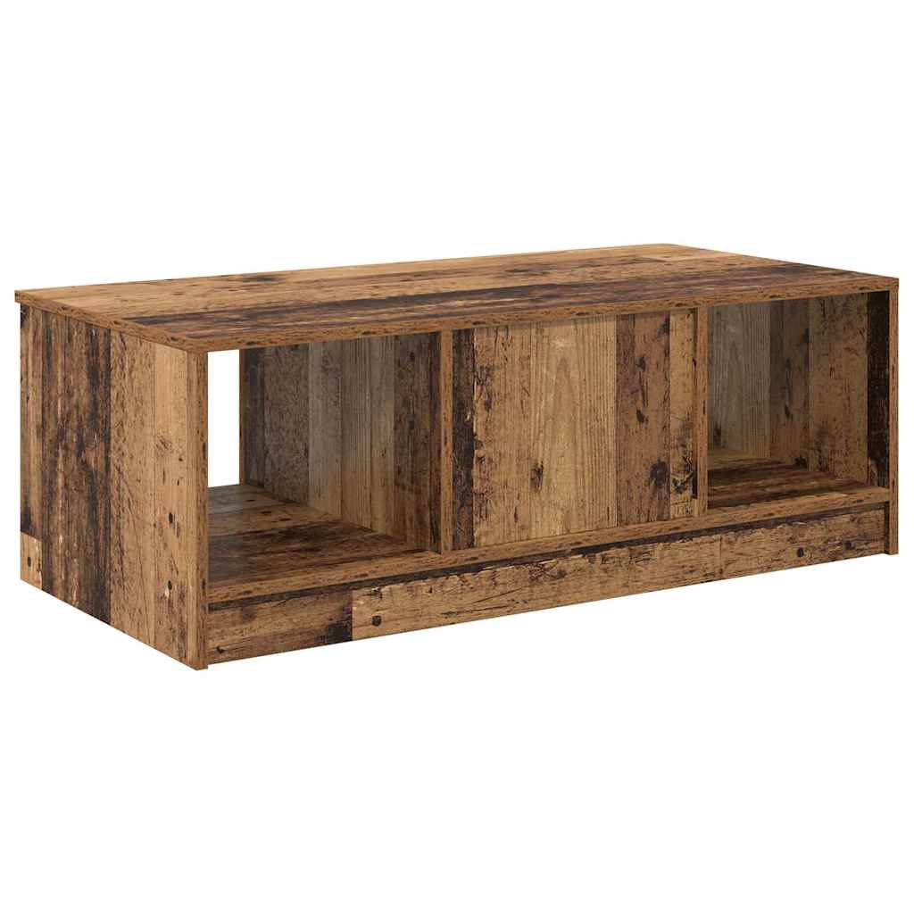 Coffee Table Old Wood 102 x 50 x 36cm Engineered Wood