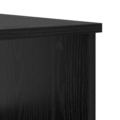Coffee Table Black Oak 102 x 50 x 36cm Engineered Wood