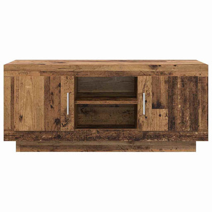 TV Cabinet Old Wood 102 x 35 x 45 cm Engineered Wood