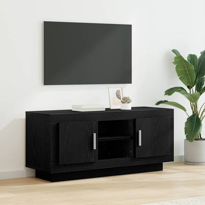 TV Cabinet Black Oak 102 x 35 x 45 cm Engineered Wood