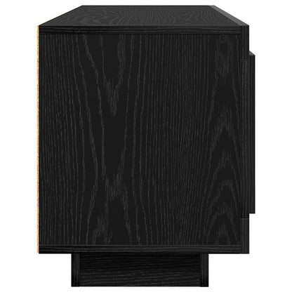 TV Cabinet Black Oak 102 x 35 x 45 cm Engineered Wood