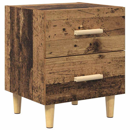 Bed Cabinet Old Wood 40 x 35 x 47.5cm Engineered Wood