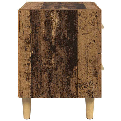 Bed Cabinet Old Wood 40 x 35 x 47.5cm Engineered Wood