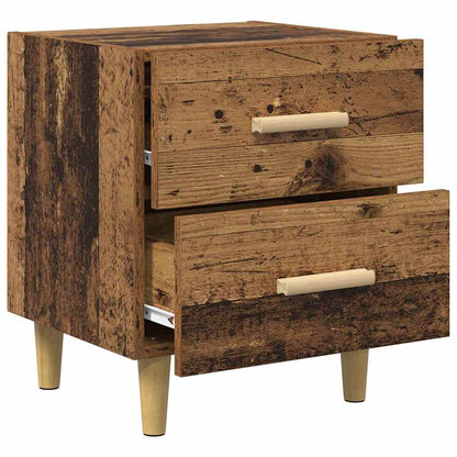 Bed Cabinet 2 pcs Old Wood 40 x 35 x 47.5cm Engineered Wood