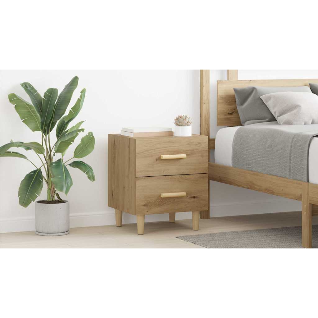 Bed Cabinet Artisan Oak 40 x 35 x 47.5cm Engineered Wood