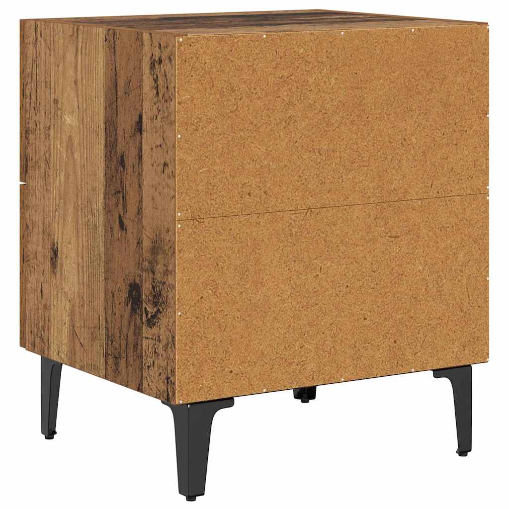 Bed Cabinet Old Wood 40 x 35 x 47.5 cm Engineered Wood