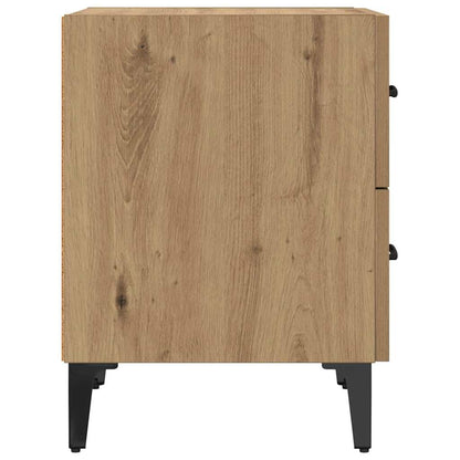 Bed Cabinet 2 pcs Artisan Oak 40 x 35 x 47.5 cm Engineered Wood