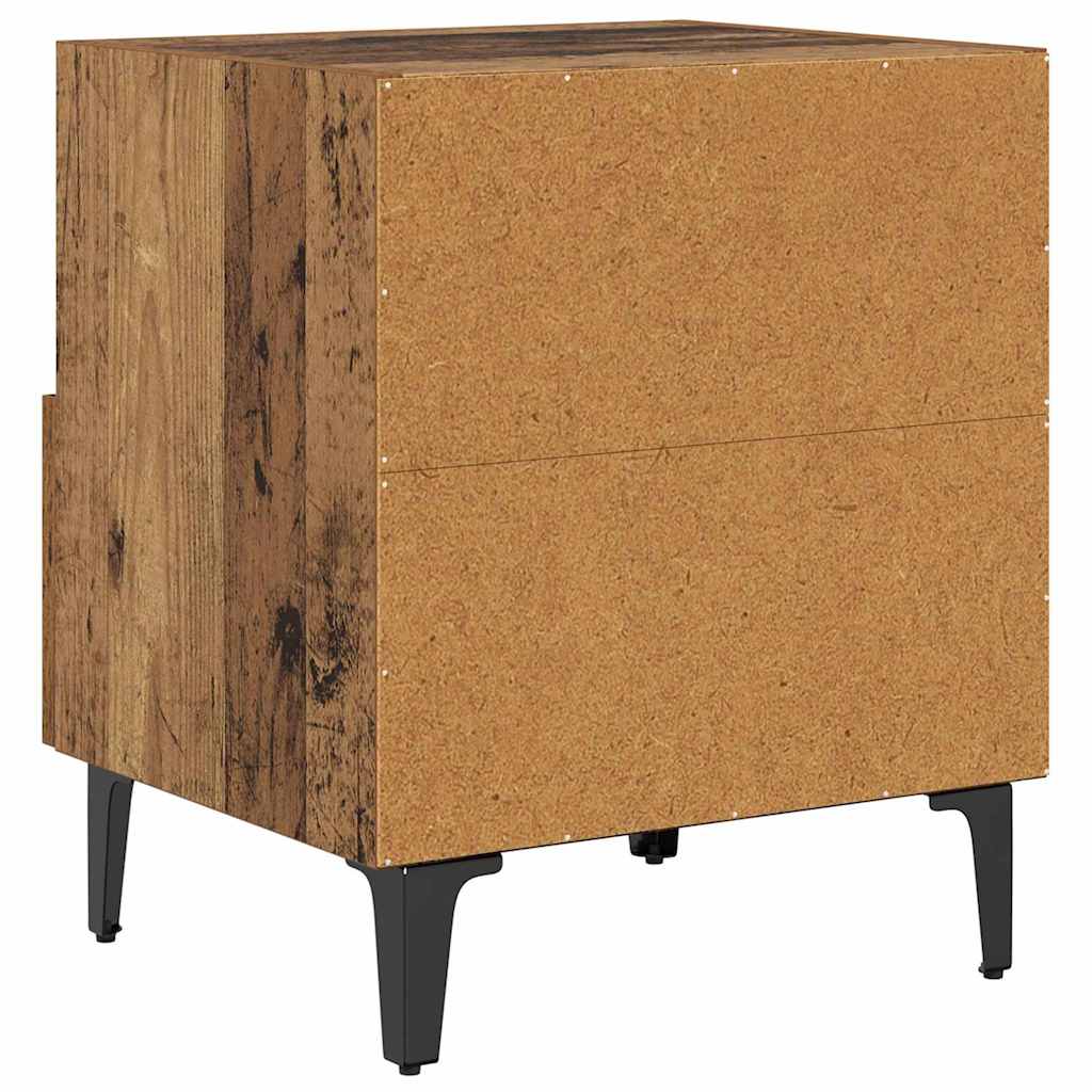Bedside Cabinet Old Wood 40 x 35 x 47.5 cm Engineered Wood