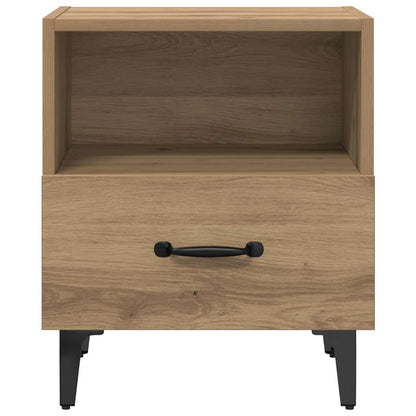 Bedside Cabinet with Drawer 2 pcs Artisan Oak 40 x 35 x 47.5 cm