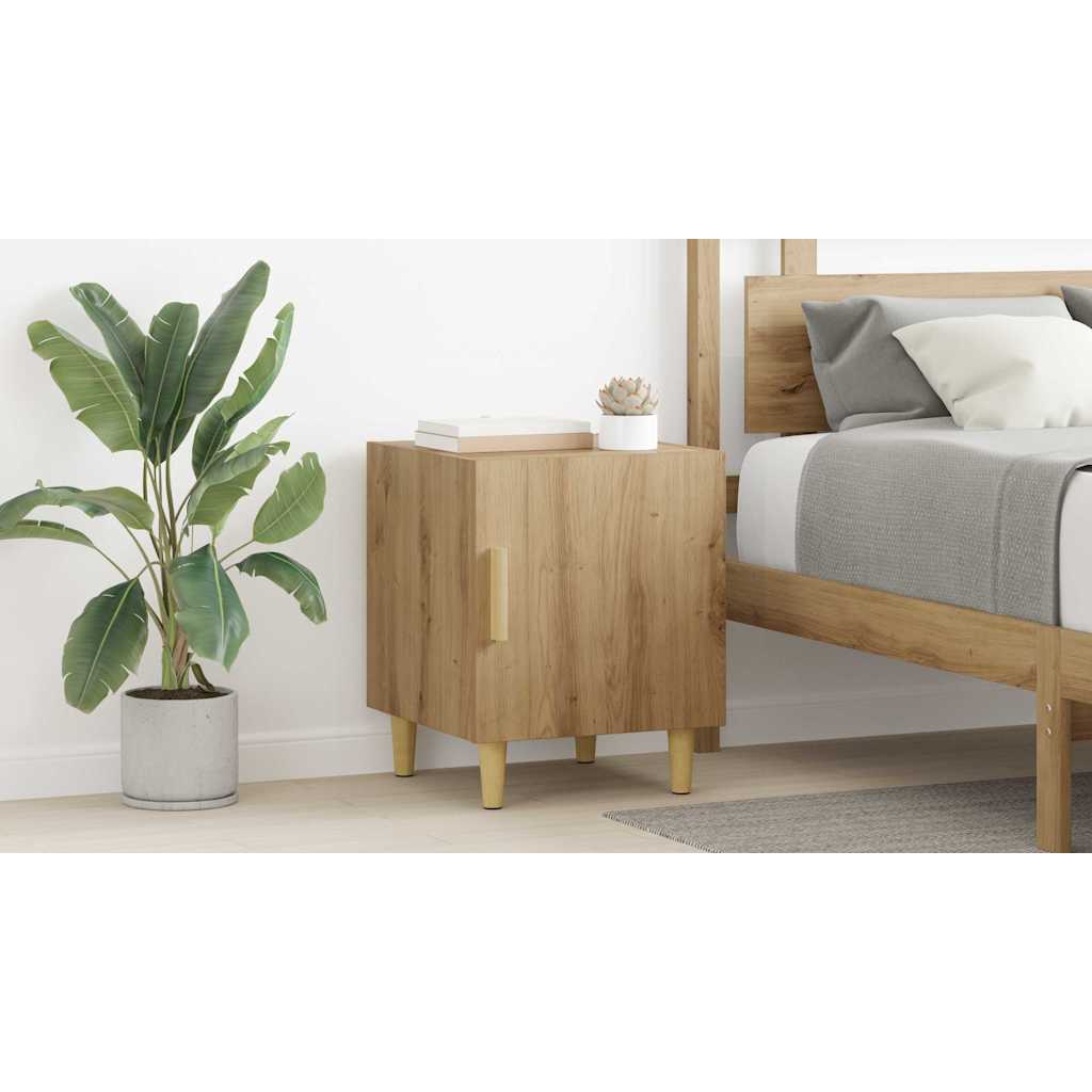 Bedside Cabinet Artisan Oak 40 x 40 x 50 cm Engineered Wood