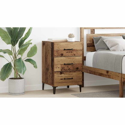 Bedside Cabinet Old Wood 40 x 40.5 x 66 cm Engineered Wood