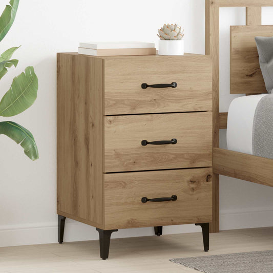 Bedside Cabinet Artisan Oak 40 x 40.5 x 66 cm Engineered Wood